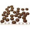 Tagua lentille 12mm noir