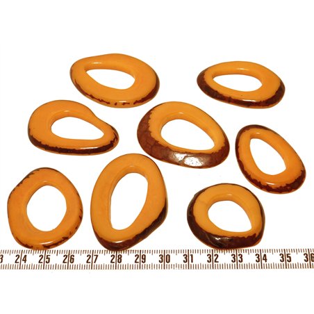 Tagua donut orange