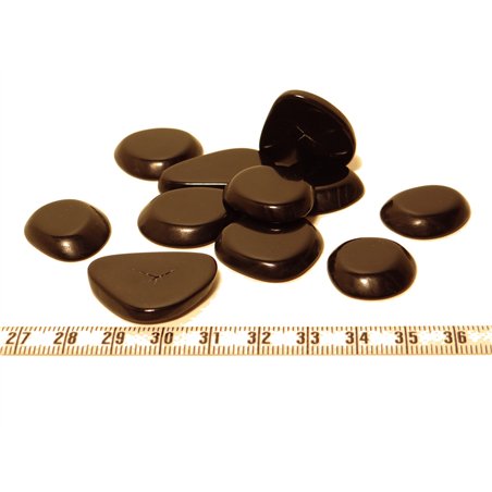 Tagua lame épaisse   petite noir