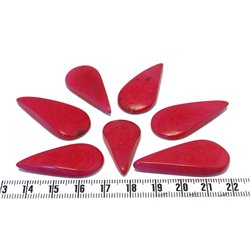 Tagua goutte rouge