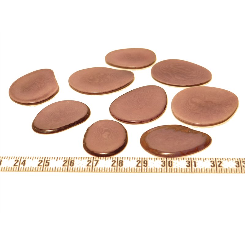 Tagua pétale grande violet