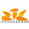Tagua goutte orange