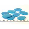 Tagua lame  marbrée   petite bleu