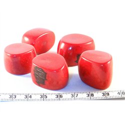 Tagua tronçon rouge