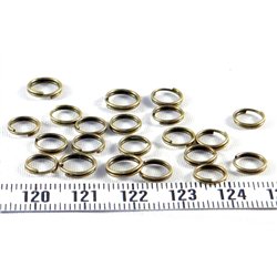 Anneau "sécurité" double 8mm bronze