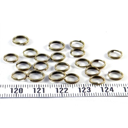 Anneau "sécurité" double 8mm bronze