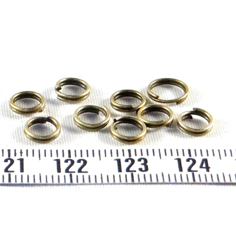 Anneau "sécurité" double 6mm bronze