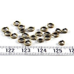 Anneau "sécurité" double 4mm bronze