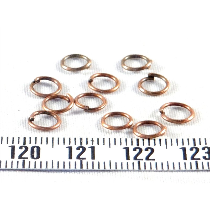 Anneau simple 6mm cuivre