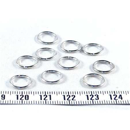Anneau simple 10mm argent