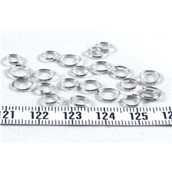 Anneau simple 6mm argent