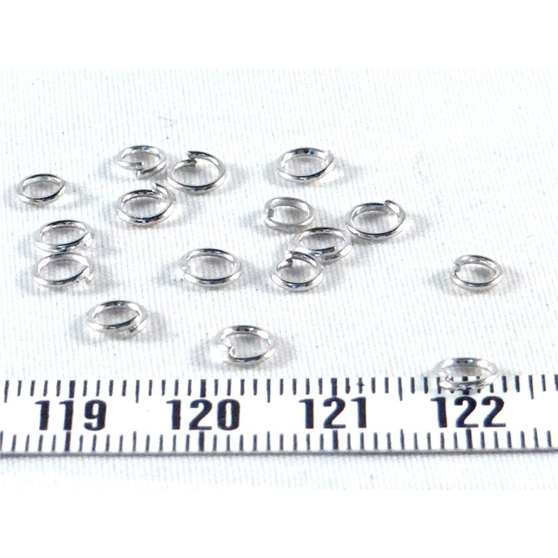 Anneau simple 4mm argent