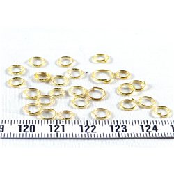 Anneau simple 4mm doré