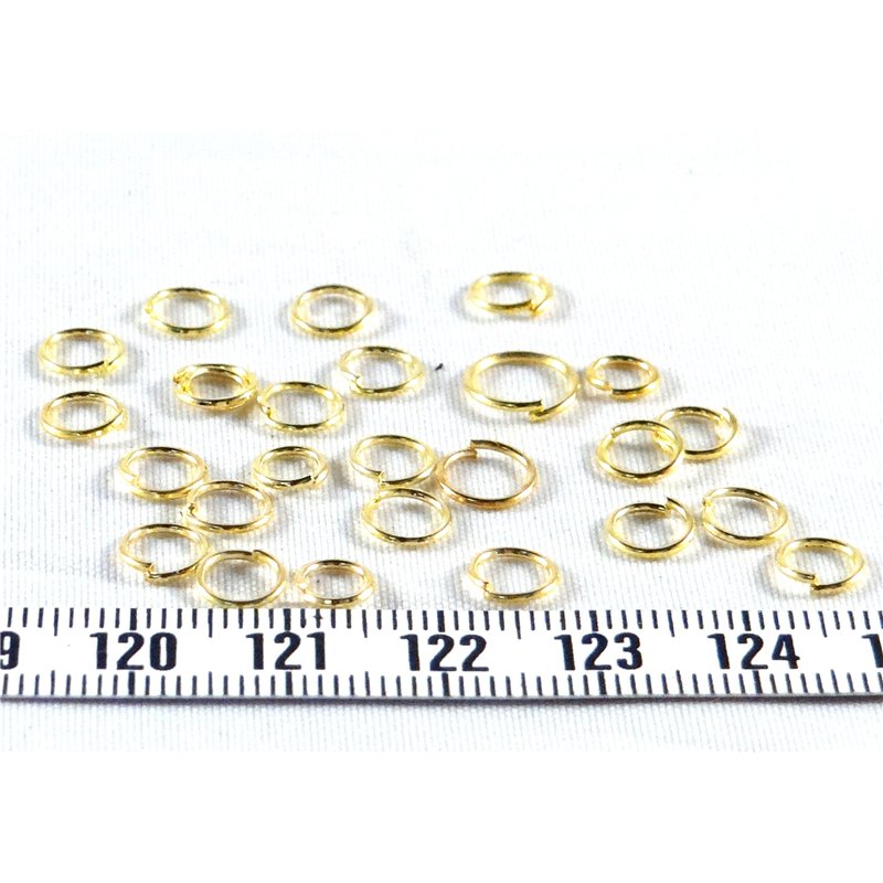 Anneau simple 4mm doré
