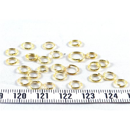 Anneau simple 4mm doré