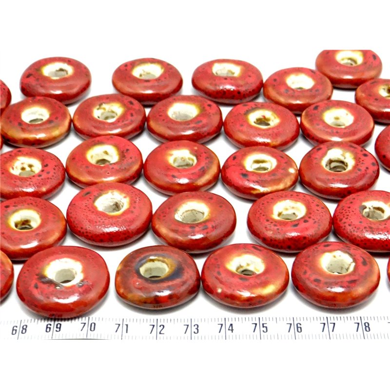 Anneau céramique rouge
