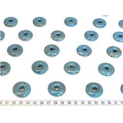 Anneau céramique bleu