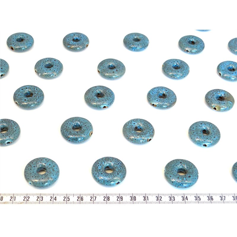 Anneau céramique bleu