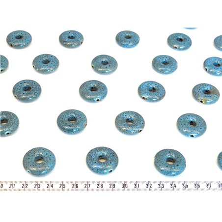 Anneau céramique bleu