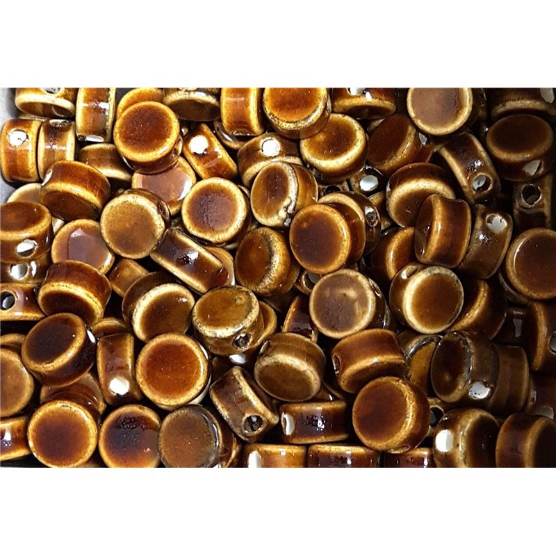 Disque céramique marron