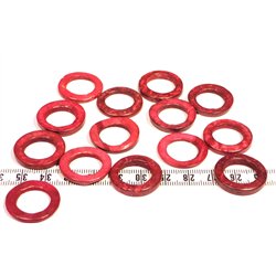 Coco anneau 20mm rouge