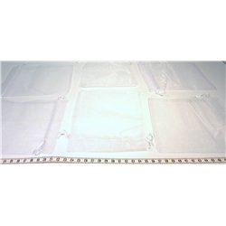 Pochette Organza blanc 12x16cm