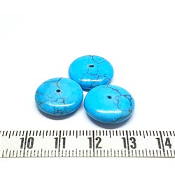 Turquoise disque 16mm