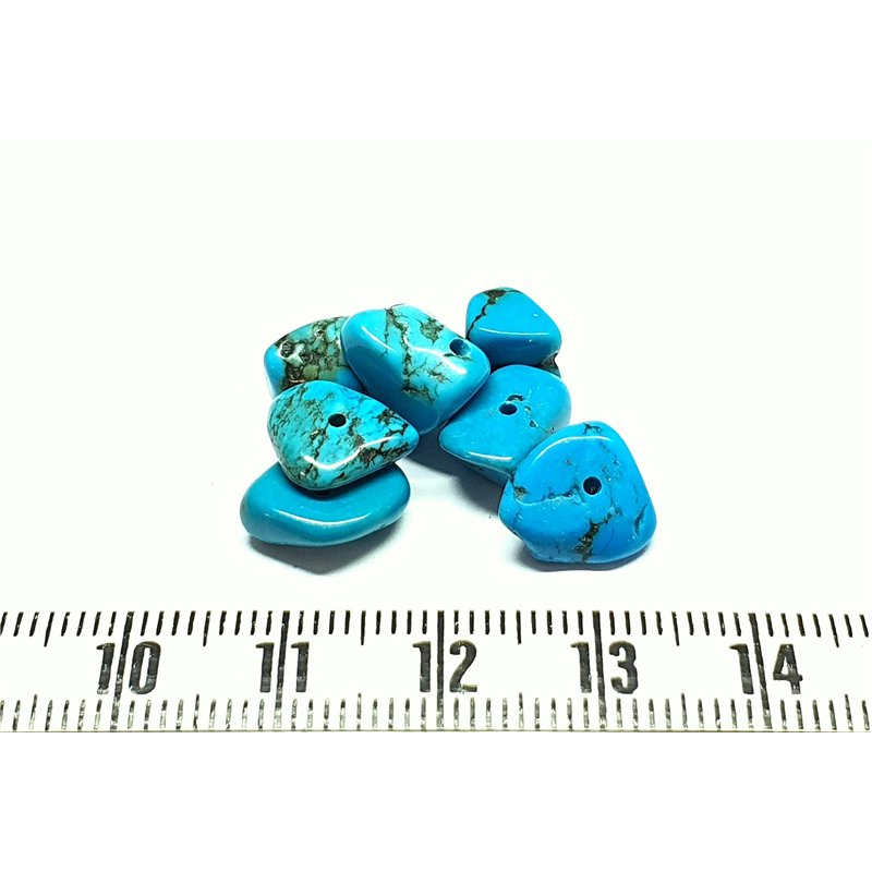 Turquoise rocaille grand