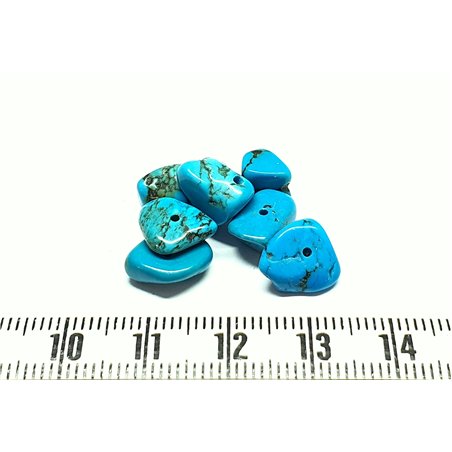 Turquoise rocaille grand