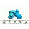 Turquoise rocaille grand