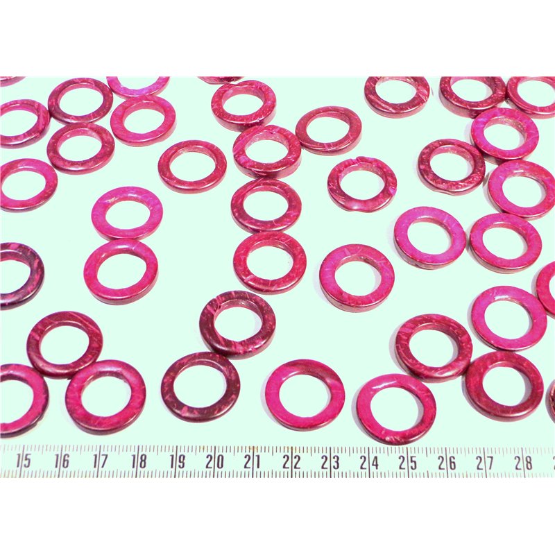 Coco anneau 20mm rose