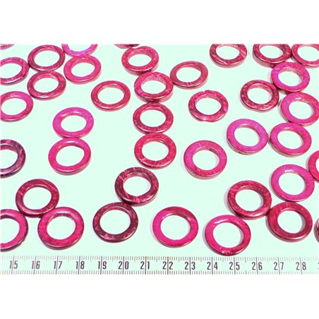 Coco anneau 20mm rose